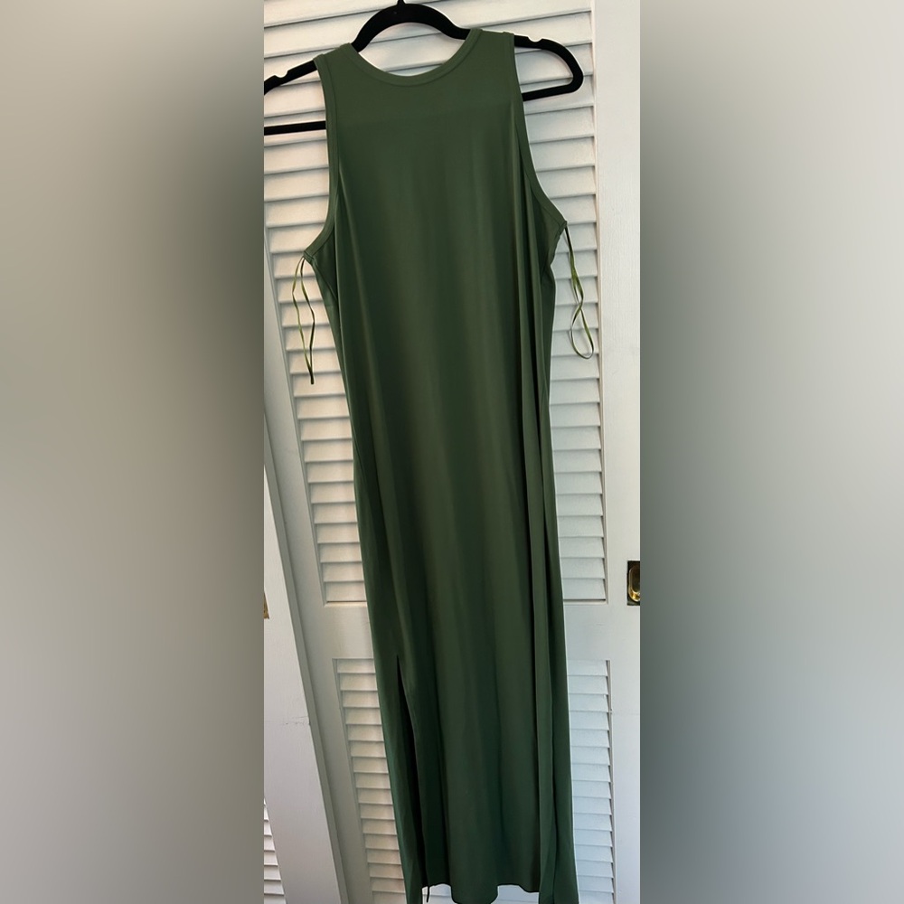 Brand new with tags Limitless by limited Olive Green maxi dress size Medium